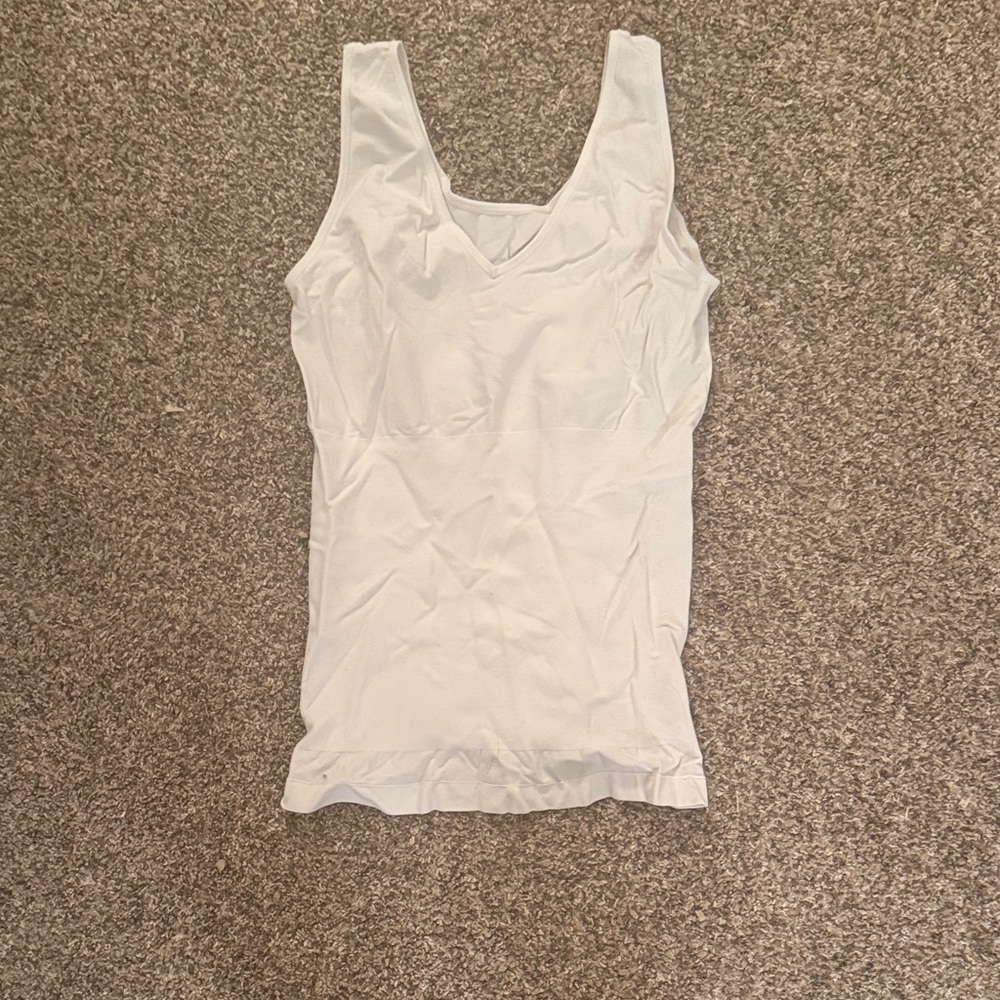 Classic White Sleeveless Top